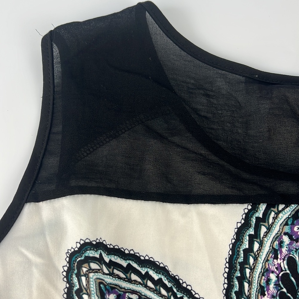 Carol Rose Tank Top Blouse Sz: Small - Picture 4 of 10